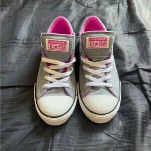 Converse Kids Sneakers in Gray and Pink